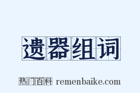 遗器组词是什么意思的图片